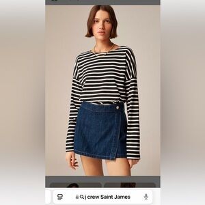 J. Crew X Saint James Classic Mariner LS